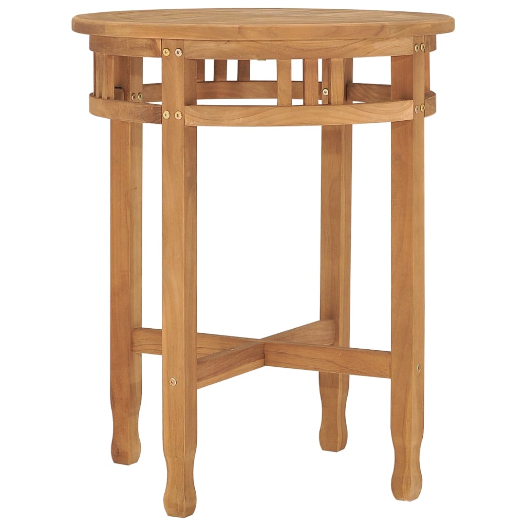 Bistrotafel inklapbaar Ø60x75,5 cm massief teakhout is nu te koop bij PeponiXL, paradijselijk wonen!