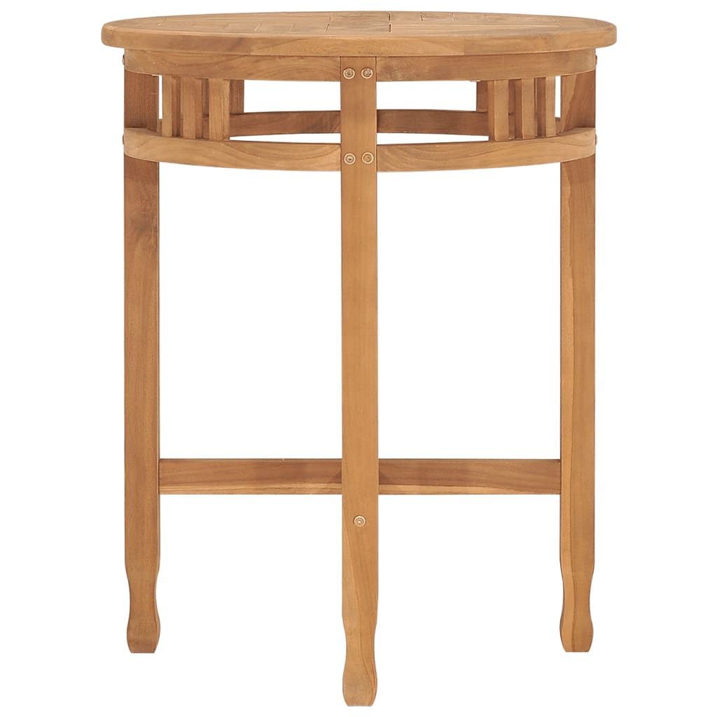 Bistrotafel inklapbaar Ø60x75,5 cm massief teakhout is nu te koop bij PeponiXL, paradijselijk wonen!
