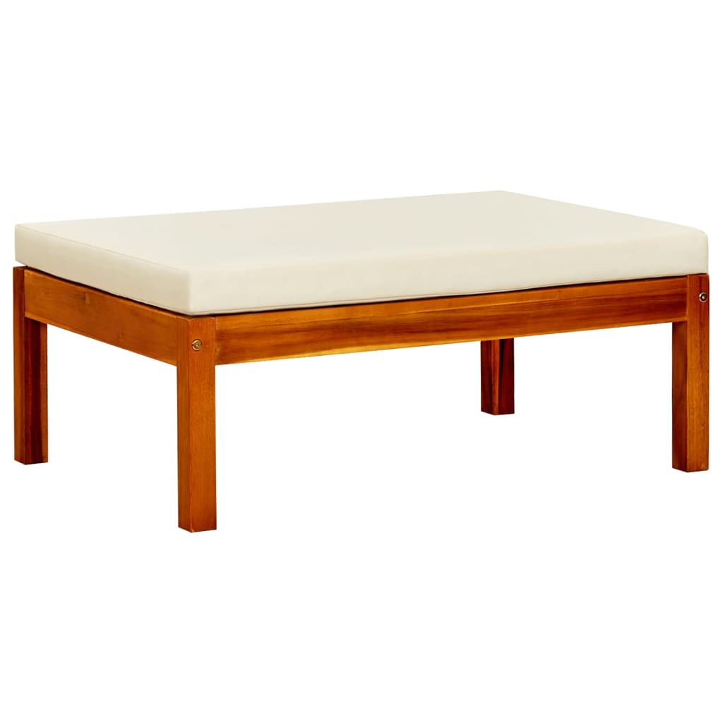 Tuinbank met tafel en voetenbanken massief acaciahout is nu te koop bij PeponiXL, paradijselijk wonen!