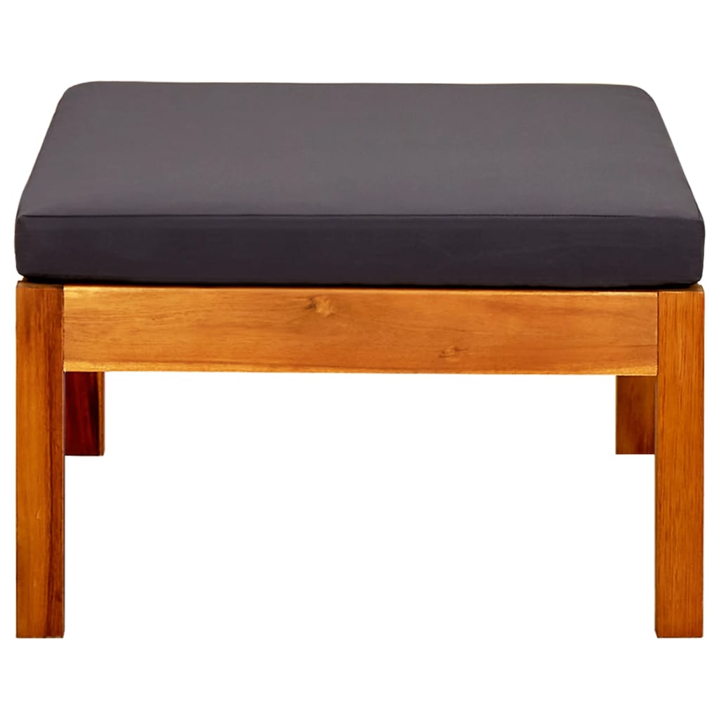 Tuinbank met luifel en voetenbanken massief acaciahout is nu te koop bij PeponiXL, paradijselijk wonen!