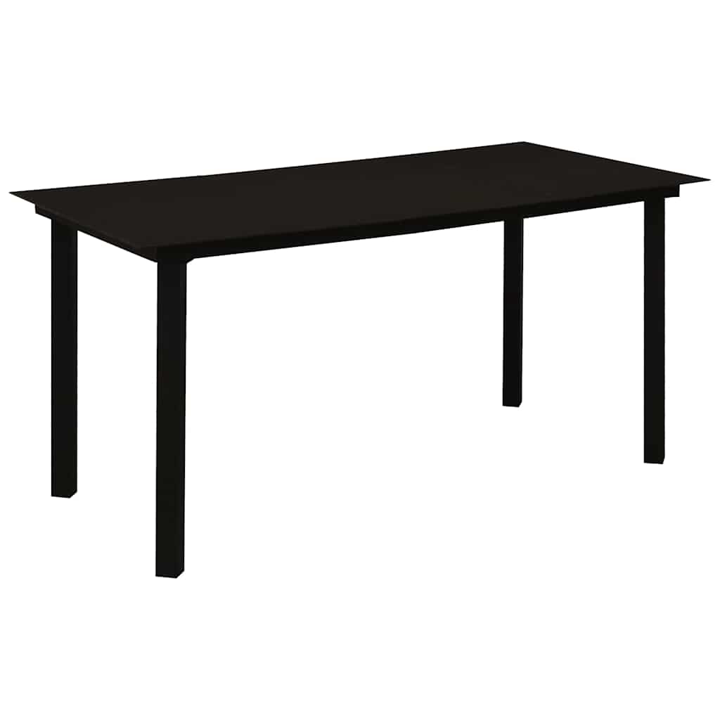 5-delige Tuinset katoenen touw en staal zwart is nu te koop bij PeponiXL, paradijselijk wonen!