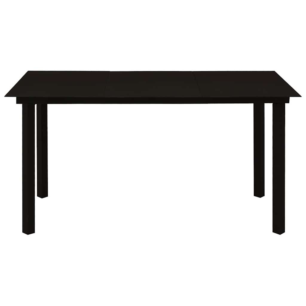 5-delige Tuinset katoenen touw en staal zwart is nu te koop bij PeponiXL, paradijselijk wonen!