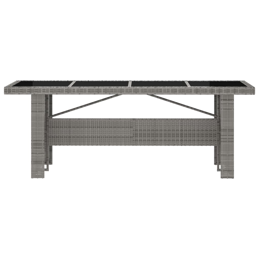 7-delige Tuinset met kussens poly rattan grijs is nu te koop bij PeponiXL, paradijselijk wonen!
