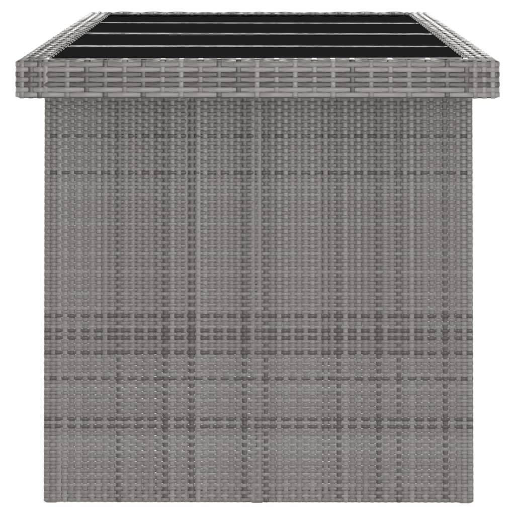 7-delige Tuinset met kussens poly rattan grijs is nu te koop bij PeponiXL, paradijselijk wonen!