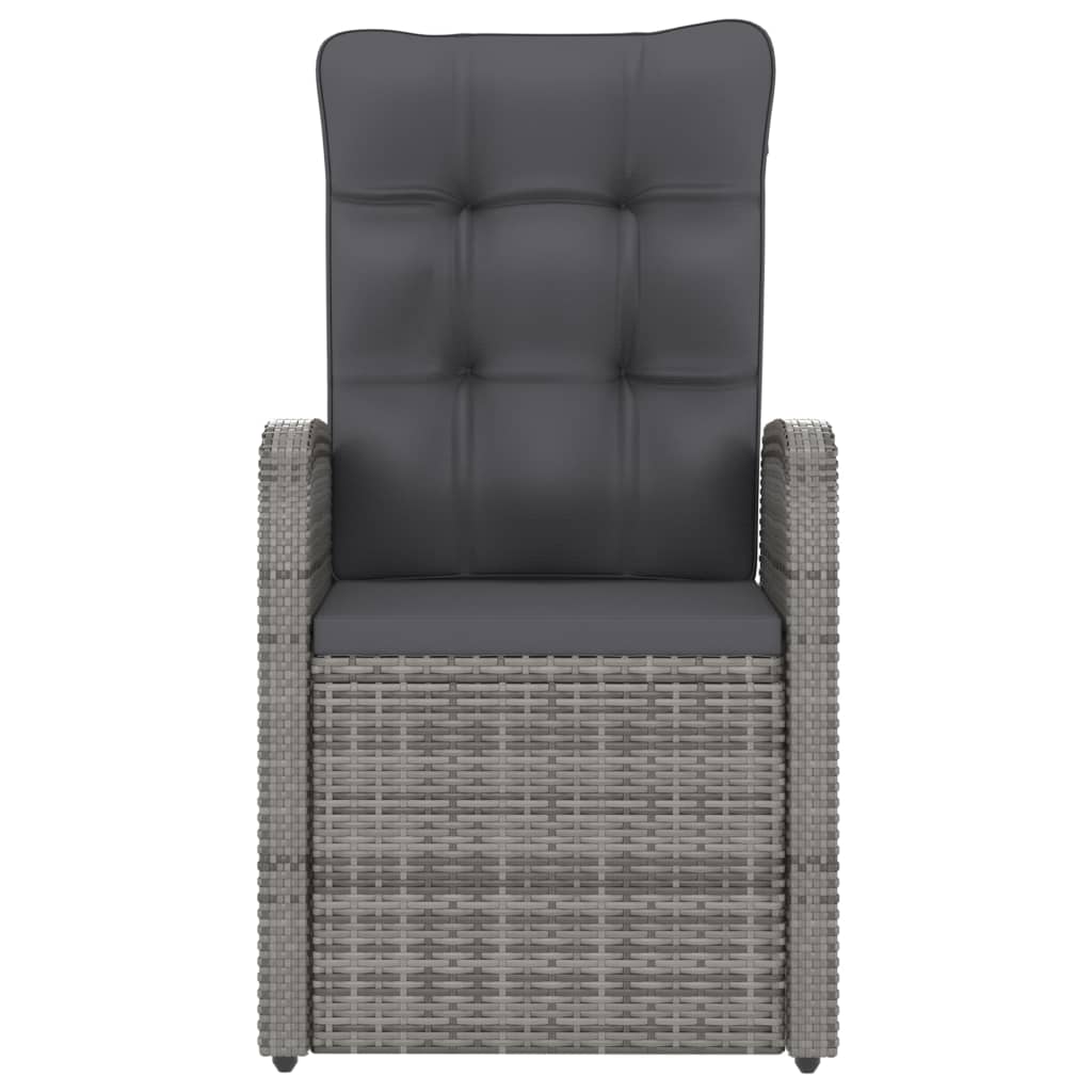 7-delige Tuinset met kussens poly rattan grijs is nu te koop bij PeponiXL, paradijselijk wonen!