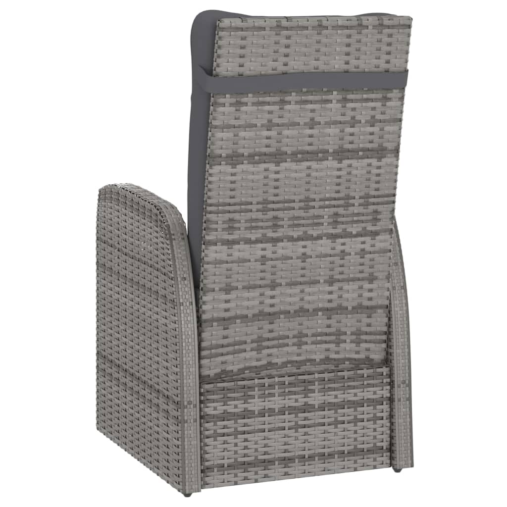 7-delige Tuinset met kussens poly rattan grijs is nu te koop bij PeponiXL, paradijselijk wonen!