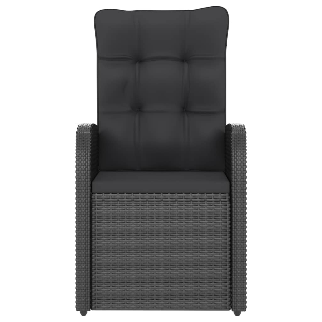 7-delige Tuinset met kussens poly rattan zwart is nu te koop bij PeponiXL, paradijselijk wonen!