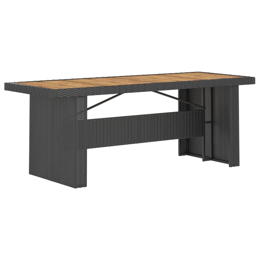 7-delige Tuinset met kussens poly rattan zwart is nu te koop bij PeponiXL, paradijselijk wonen!