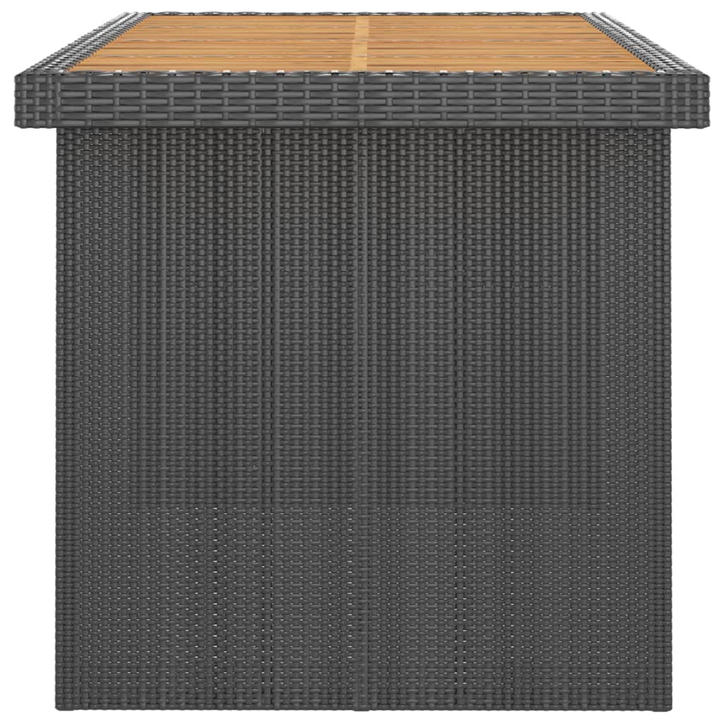 11-delige Tuinset met kussens poly rattan zwart is nu te koop bij PeponiXL, paradijselijk wonen!