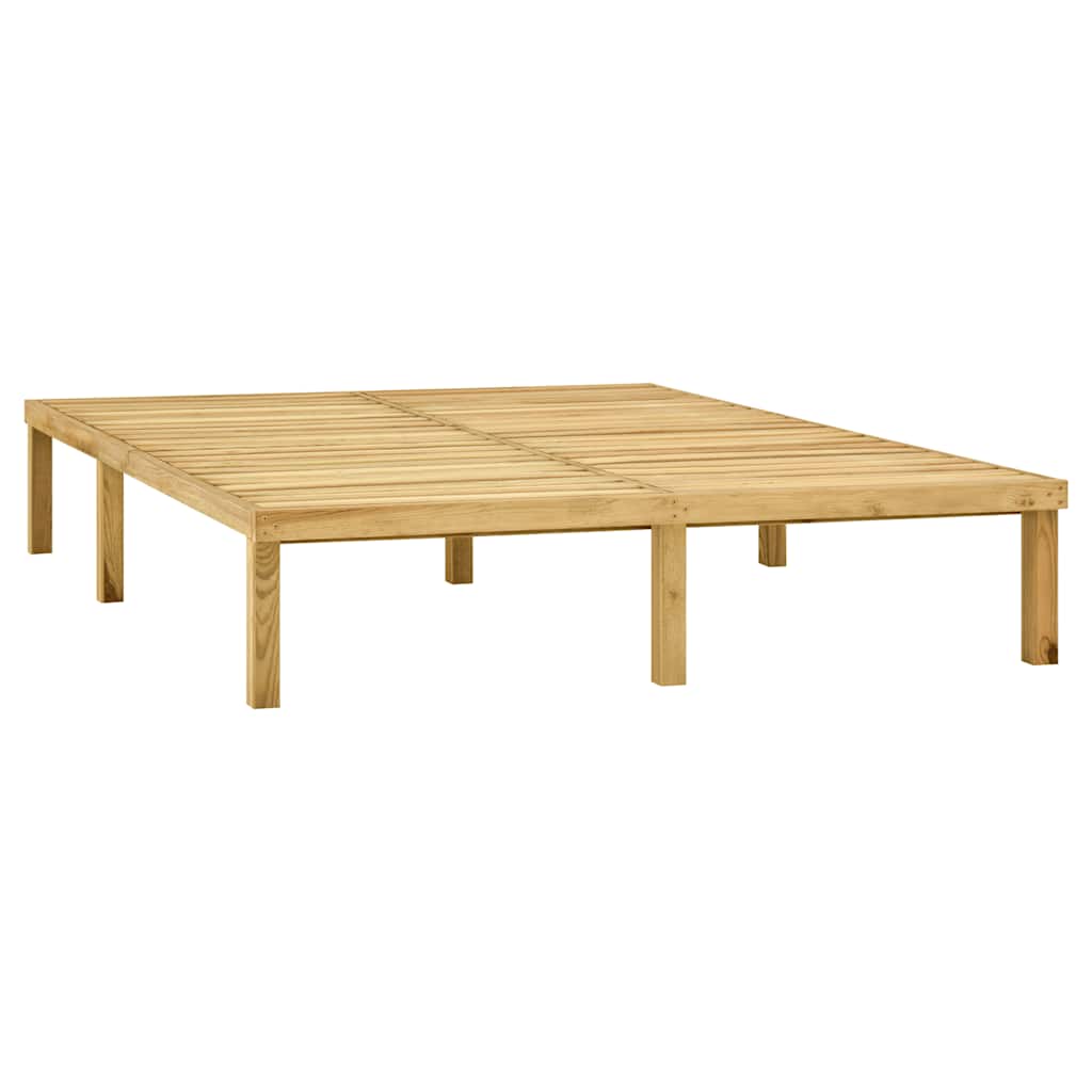 Ligbed tweepersoons groen geïmpregneerd grenenhout is nu te koop bij PeponiXL, paradijselijk wonen!