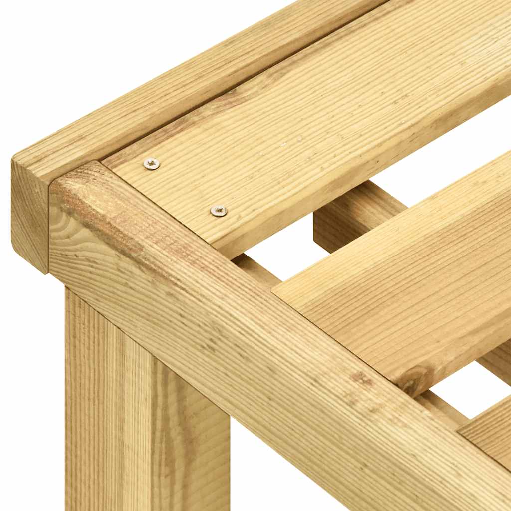 Ligbed tweepersoons groen geïmpregneerd grenenhout is nu te koop bij PeponiXL, paradijselijk wonen!