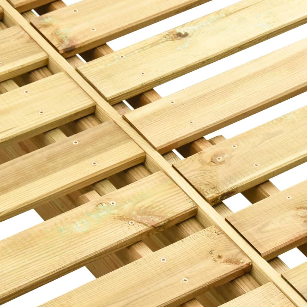 Ligbed tweepersoons groen geïmpregneerd grenenhout is nu te koop bij PeponiXL, paradijselijk wonen!