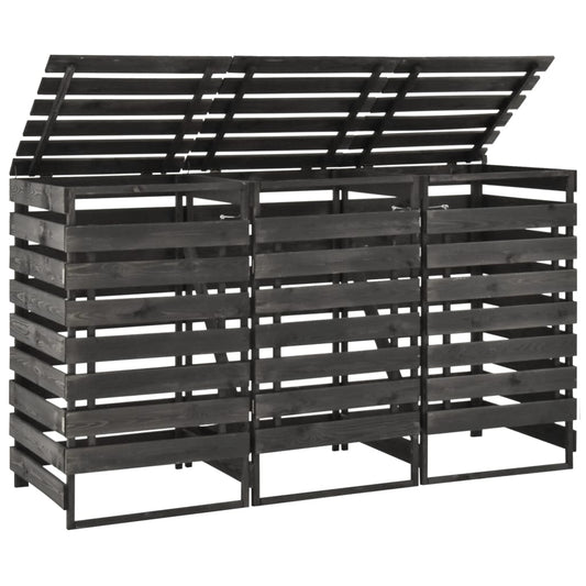 Containerberging driedubbel 210x75x121 cm geverfd grenenhout is nu te koop bij PeponiXL, paradijselijk wonen!