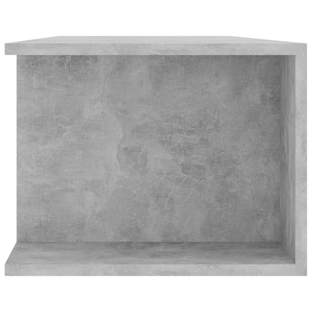 Tv-meubel met LED-verlichting 135x39x30 cm betongrijs is nu te koop bij PeponiXL, paradijselijk wonen!