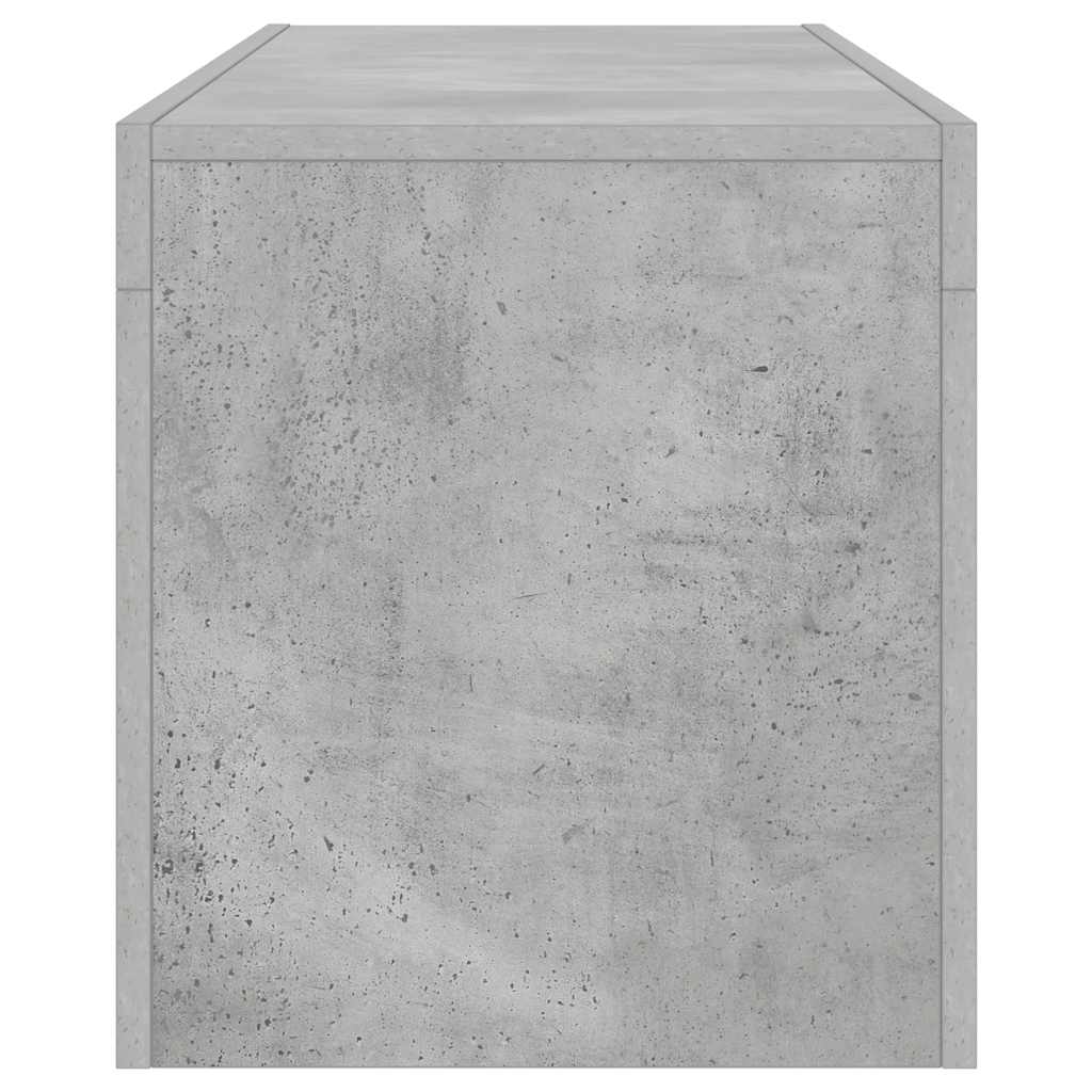 Tv-meubel met LED-verlichting 120x35x40 cm betongrijs is nu te koop bij PeponiXL, paradijselijk wonen!