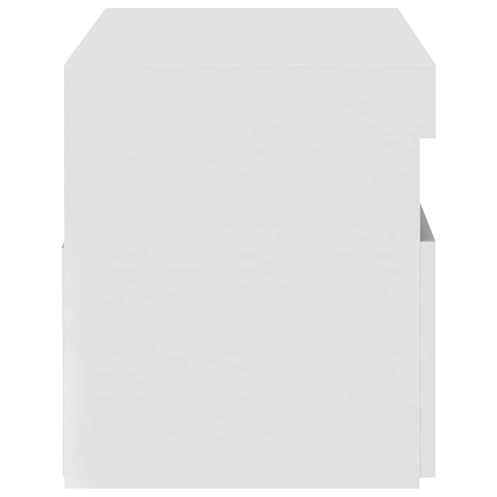 Tv-meubel met LED-verlichting 75x35x40 cm wit is nu te koop bij PeponiXL, paradijselijk wonen!