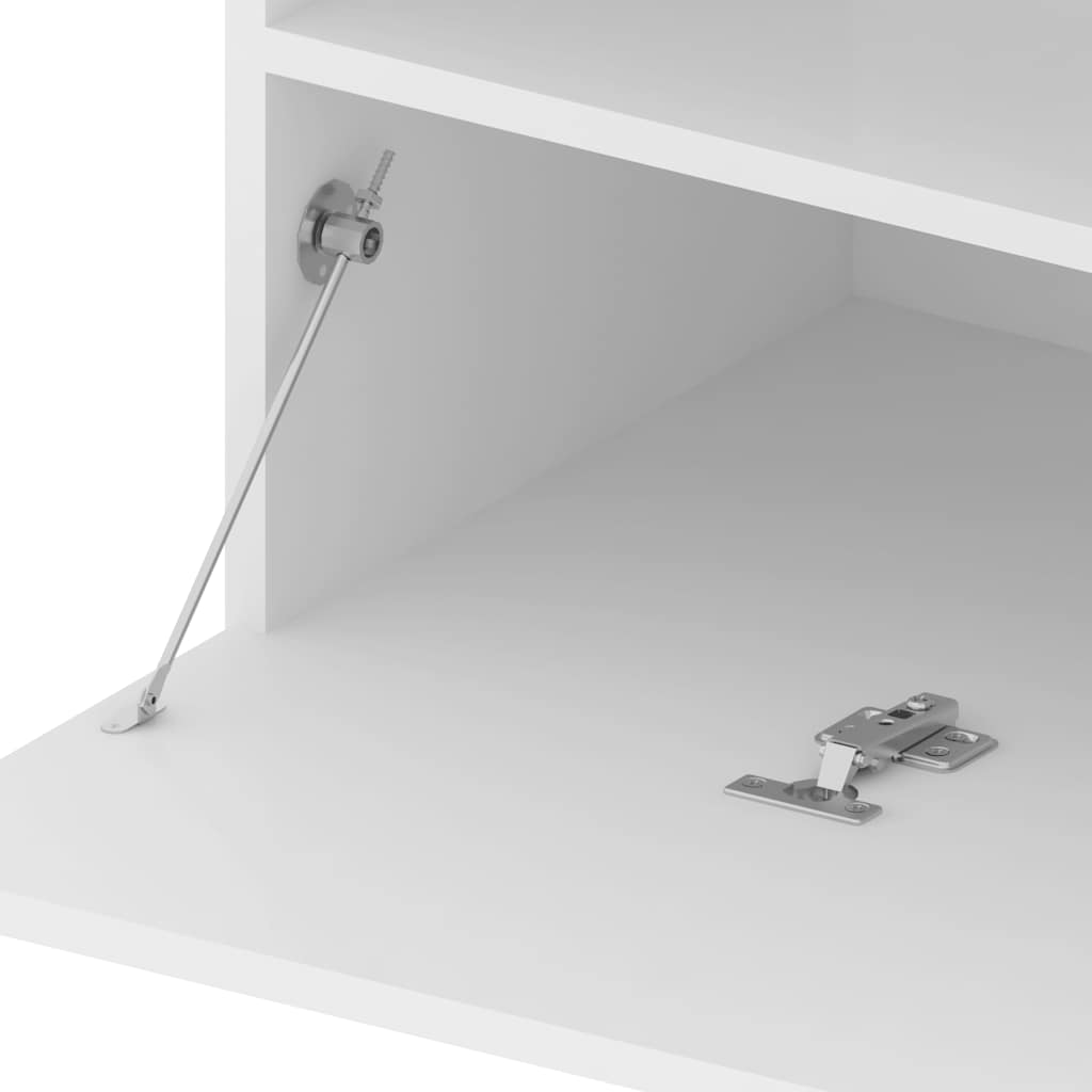 Tv-meubelen 2 st met LED-verlichting 75x35x40 cm wit is nu te koop bij PeponiXL, paradijselijk wonen!