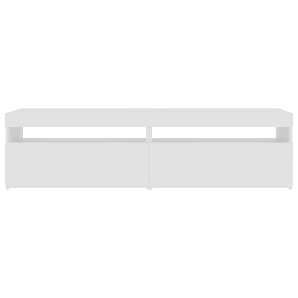 Tv-meubelen 2 st met LED-verlichting 75x35x40 cm wit is nu te koop bij PeponiXL, paradijselijk wonen!