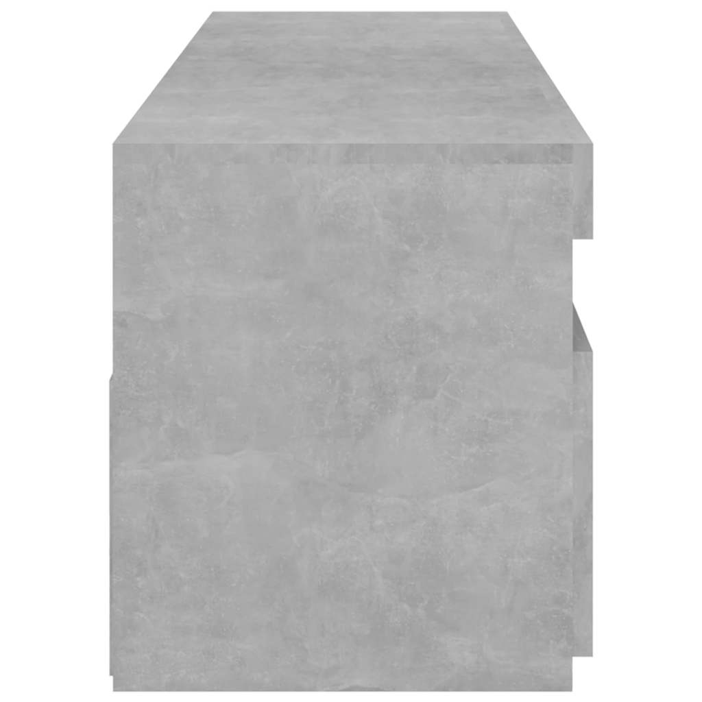 Tv-meubelen 2 st met LED-verlichting 75x35x40 cm betongrijs is nu te koop bij PeponiXL, paradijselijk wonen!