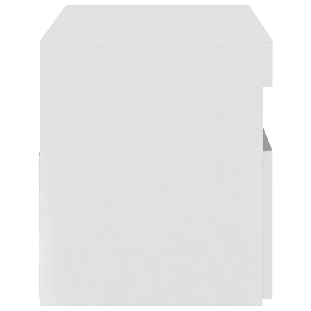 Tv-meubel met LED-verlichting 75x35x40 cm hoogglans wit is nu te koop bij PeponiXL, paradijselijk wonen!
