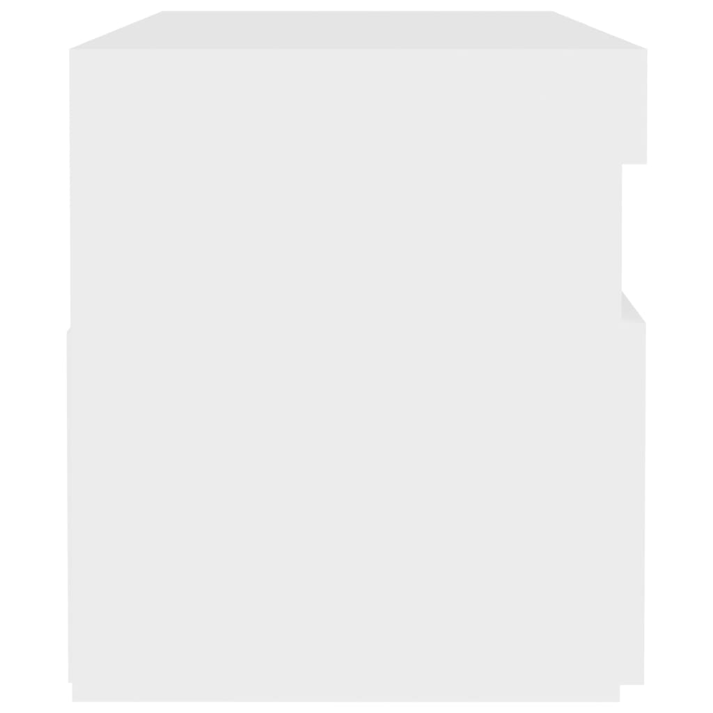 Tv-meubel met LED-verlichting 60x35x40 cm wit is nu te koop bij PeponiXL, paradijselijk wonen!