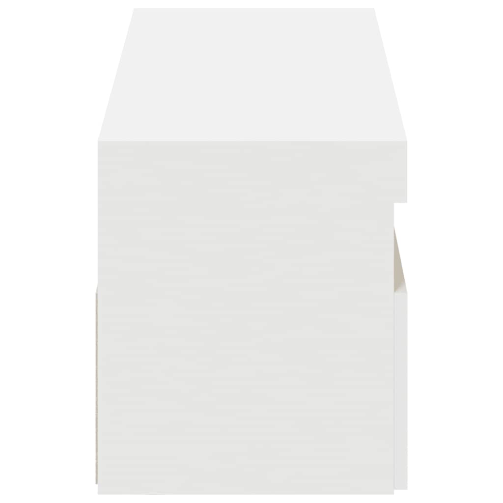 Tv-meubelen 2 st met LED-verlichting 60x35x40 cm wit is nu te koop bij PeponiXL, paradijselijk wonen!
