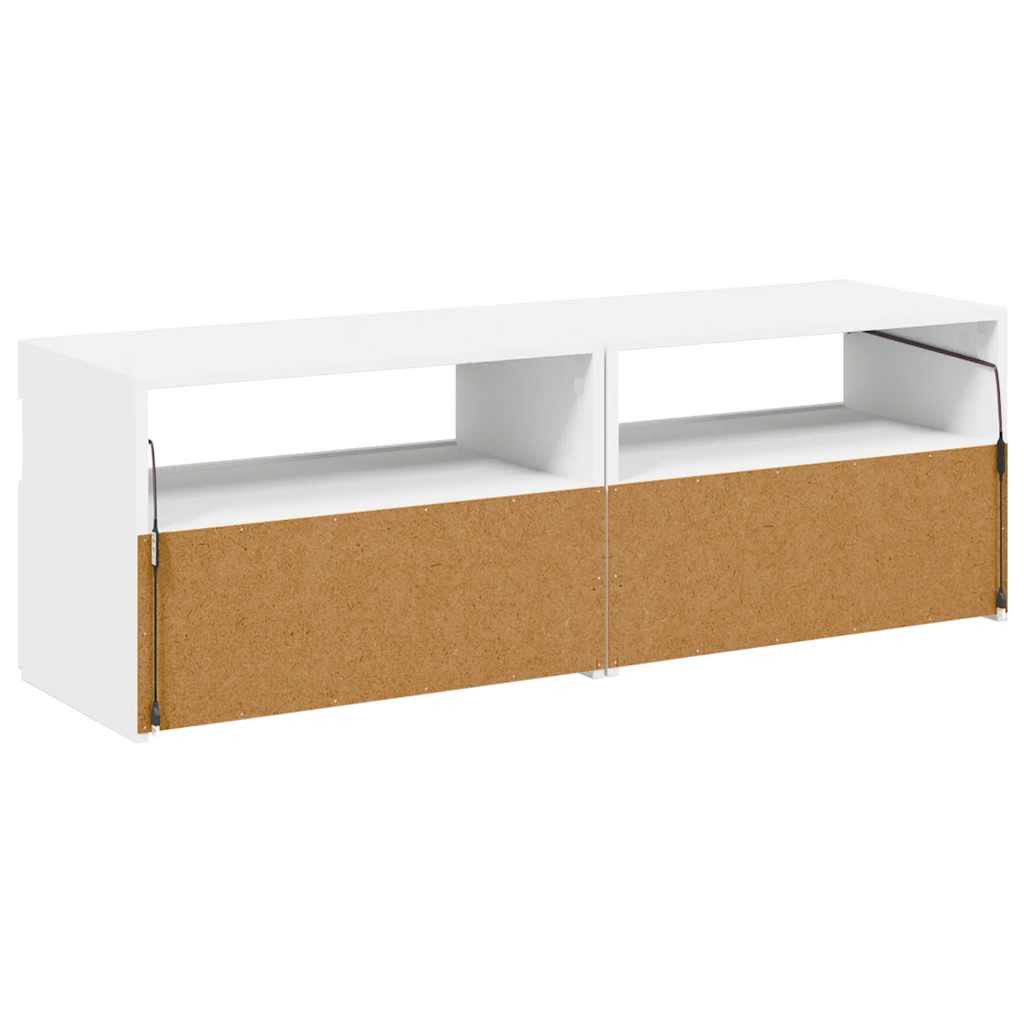 Tv-meubelen 2 st met LED-verlichting 60x35x40 cm wit is nu te koop bij PeponiXL, paradijselijk wonen!