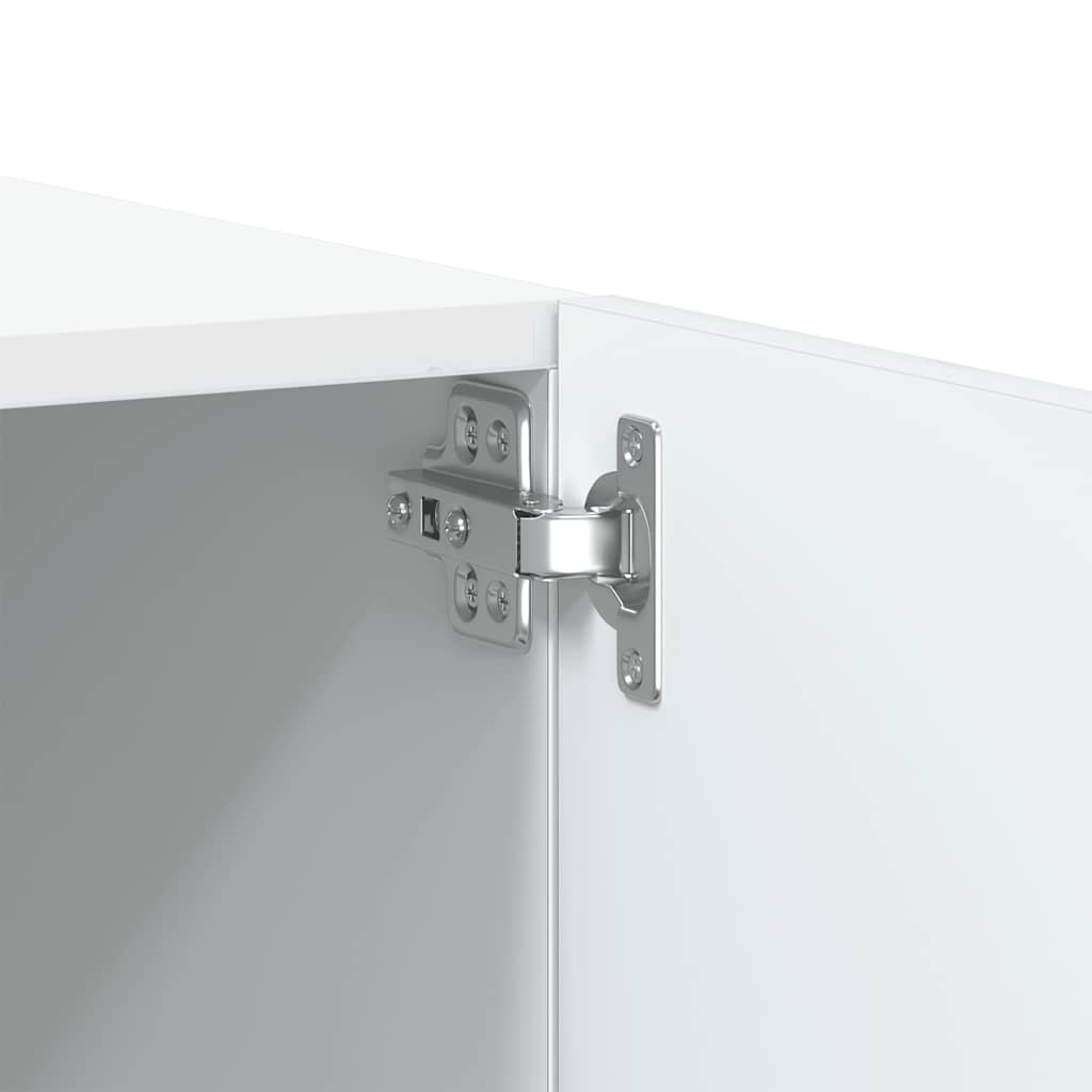 Tv-meubel 100x35x40 cm bewerkt hout wit is nu te koop bij PeponiXL, paradijselijk wonen!