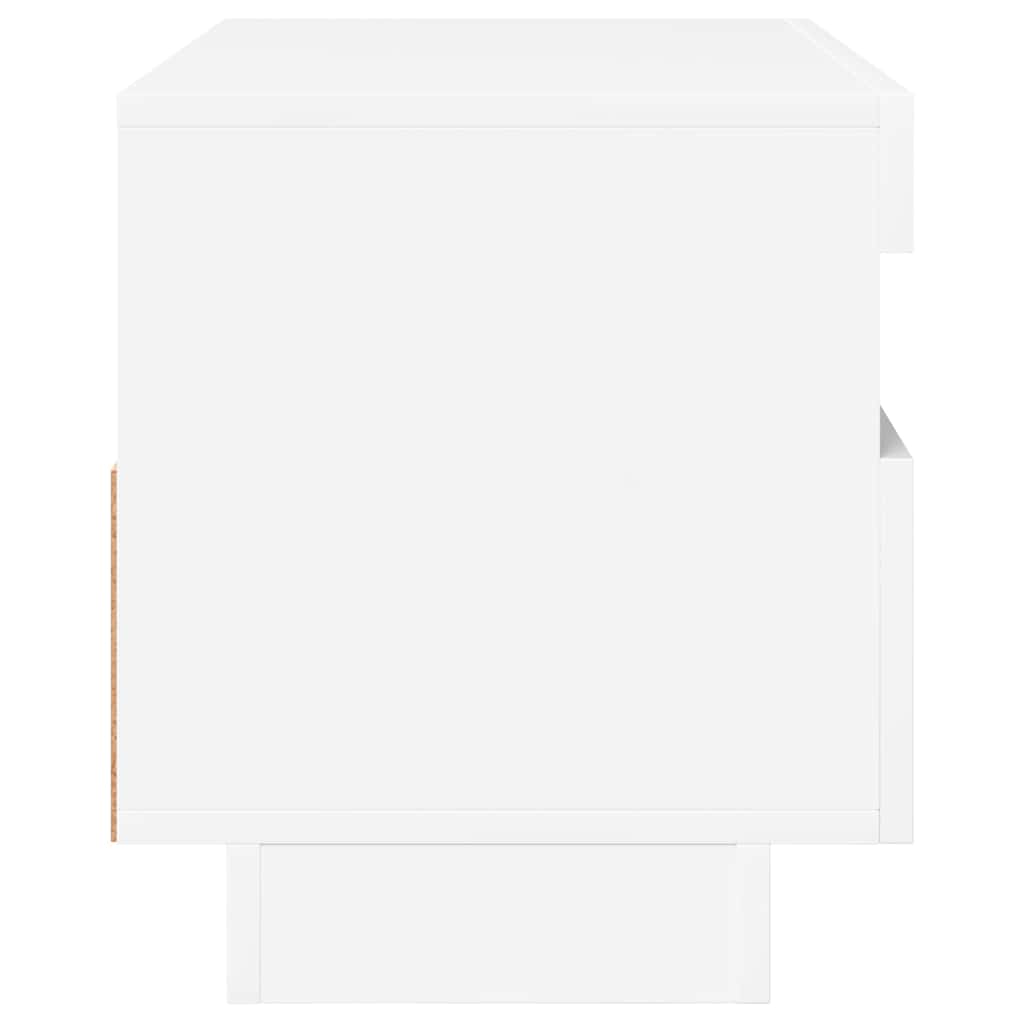 Tv-meubel met LED-verlichting 80x35x40 cm hoogglans wit is nu te koop bij PeponiXL, paradijselijk wonen!