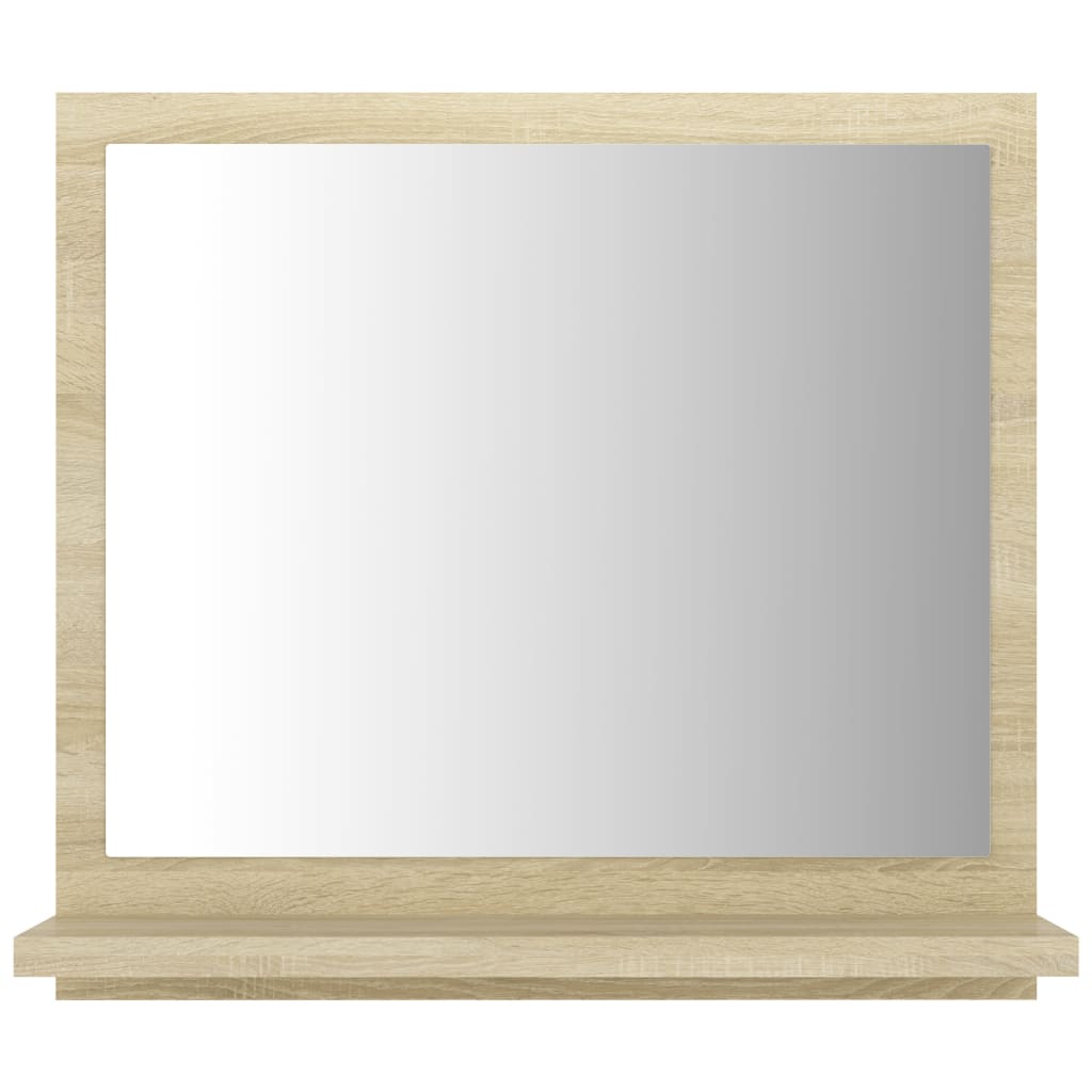 Badkamerspiegel 40x10,5x37 cm bewerkt hout sonoma eikenkleurig is nu te koop bij PeponiXL, paradijselijk wonen!