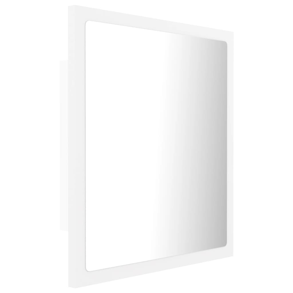 Badkamerspiegel LED 40x8,5x37 cm acryl wit is nu te koop bij PeponiXL, paradijselijk wonen!