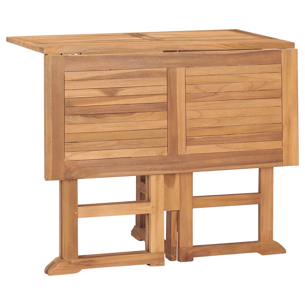 5-delige Tuinset inklapbaar massief teakhout is nu te koop bij PeponiXL, paradijselijk wonen!