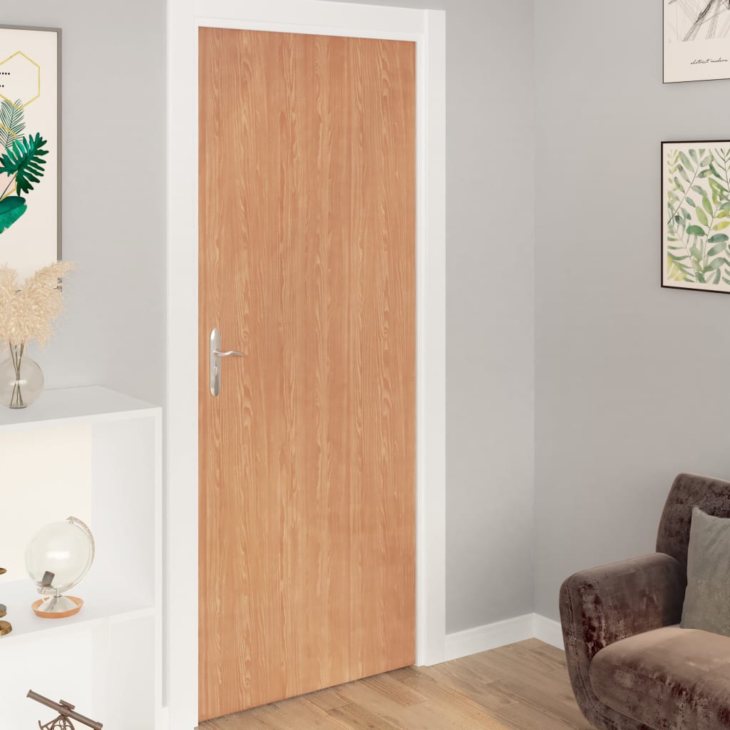 Deurfolies zelfklevend 2 st 210x90 cm PVC esdoornkleurig is nu te koop bij PeponiXL, paradijselijk wonen!