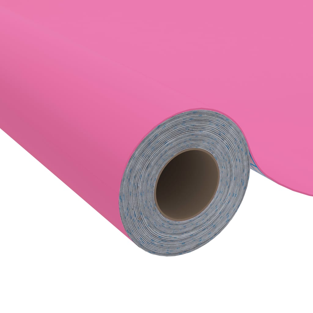 Meubelfolie zelfklevend 500x90 cm PVC hoogglans roze is nu te koop bij PeponiXL, paradijselijk wonen!