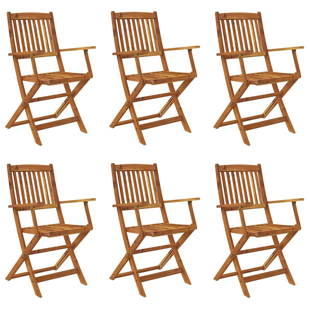 7-delige Tuinset inklapbaar massief acaciahout is nu te koop bij PeponiXL, paradijselijk wonen!