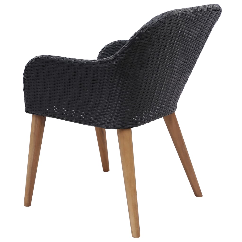 7-delige Tuinset poly rattan zwart is nu te koop bij PeponiXL, paradijselijk wonen!