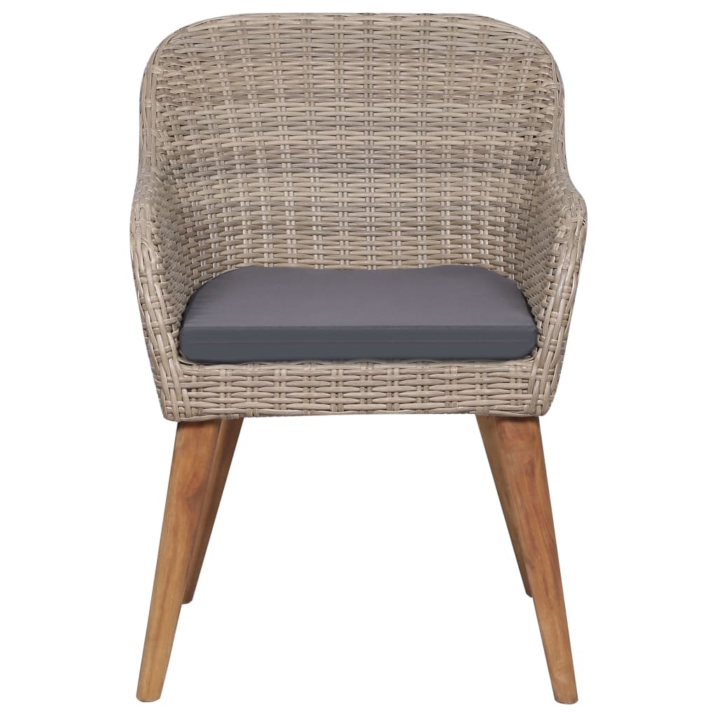 9-delige Tuinset poly rattan bruin is nu te koop bij PeponiXL, paradijselijk wonen!