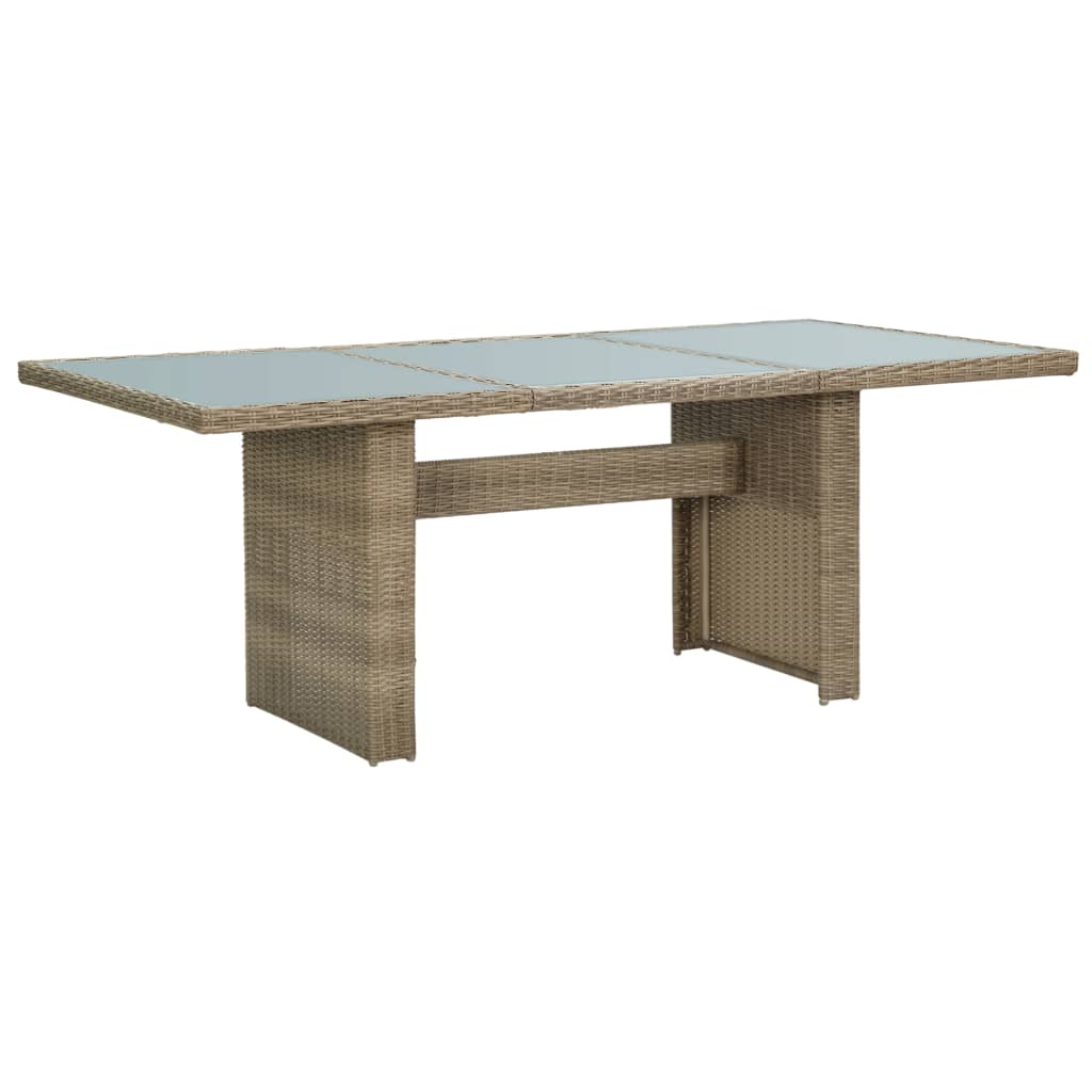 9-delige Tuinset poly rattan bruin is nu te koop bij PeponiXL, paradijselijk wonen!