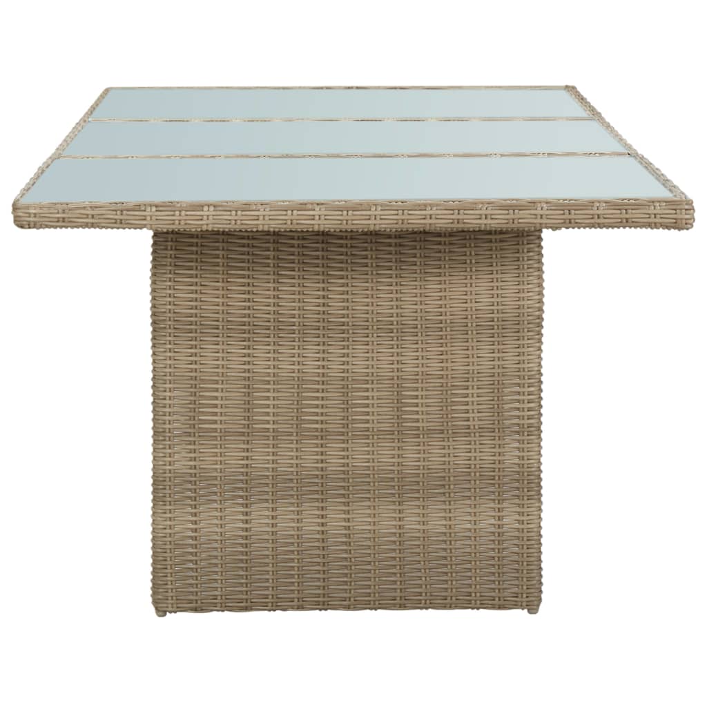 9-delige Tuinset poly rattan bruin is nu te koop bij PeponiXL, paradijselijk wonen!