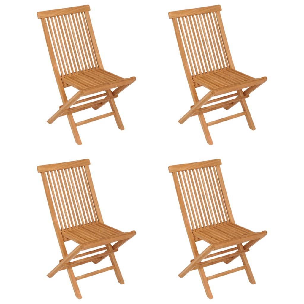 5-delige Tuinset massief teakhout