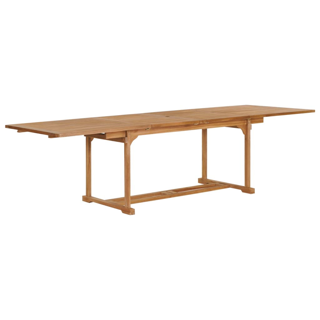 9-delige Tuinset massief teakhout is nu te koop bij PeponiXL, paradijselijk wonen!