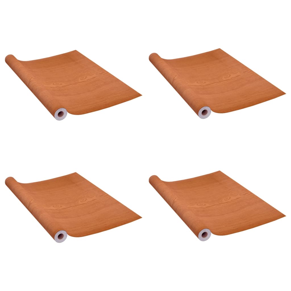 Deurfolies zelfklevend 4 st 210x90 cm PVC lichteikenkleurig is nu te koop bij PeponiXL, paradijselijk wonen!