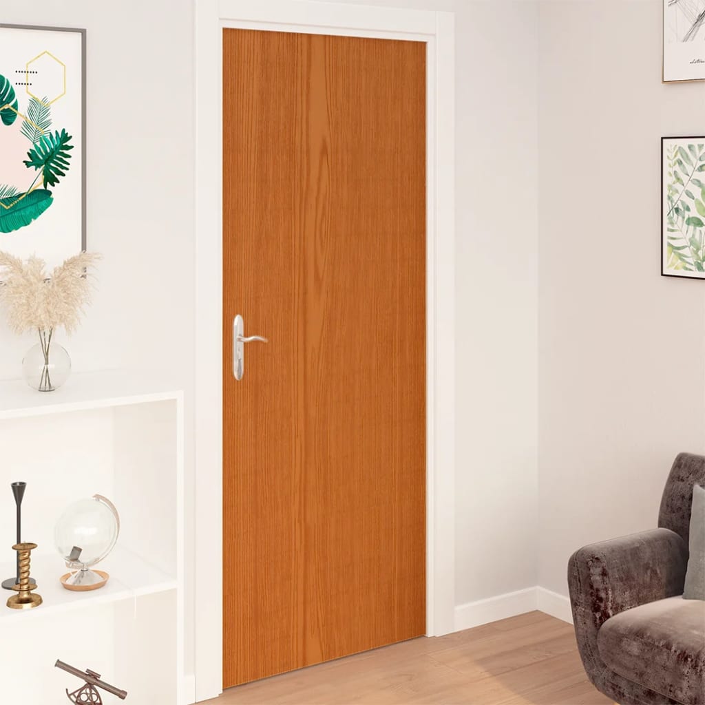Deurfolies zelfklevend 4 st 210x90 cm PVC lichteikenkleurig is nu te koop bij PeponiXL, paradijselijk wonen!