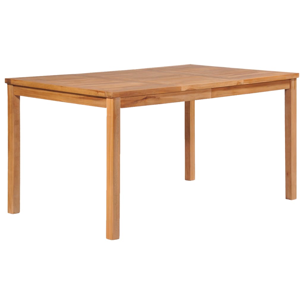 5-delige tuinset 150x90 cm massief teakhout is nu te koop bij PeponiXL, paradijselijk wonen!
