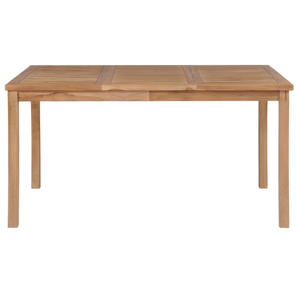 7-delige tuinset 150x90 cm massief teakhout is nu te koop bij PeponiXL, paradijselijk wonen!