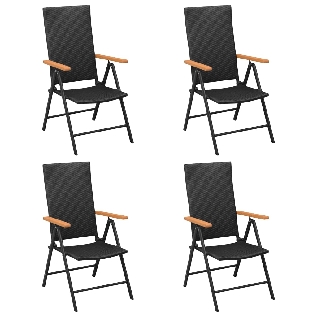 5-delige Tuinset zwart en bruin is nu te koop bij PeponiXL, paradijselijk wonen!