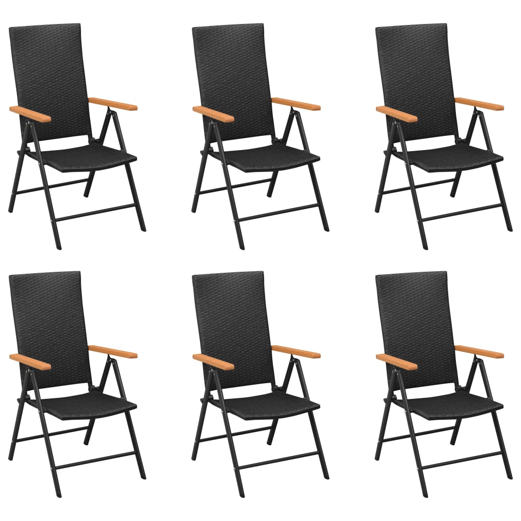 7-delige Tuinset zwart en bruin is nu te koop bij PeponiXL, paradijselijk wonen!