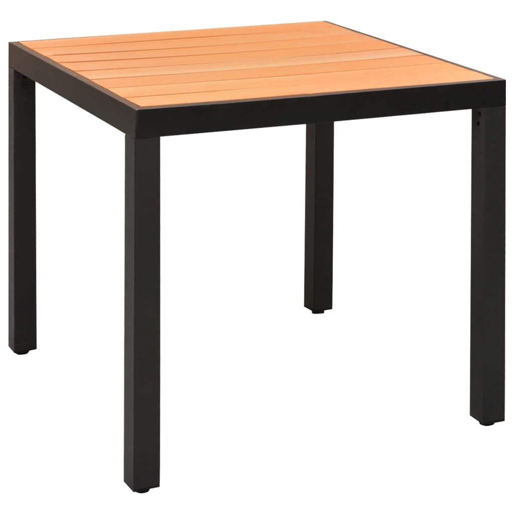 5-delige Tuinset zwart en bruin