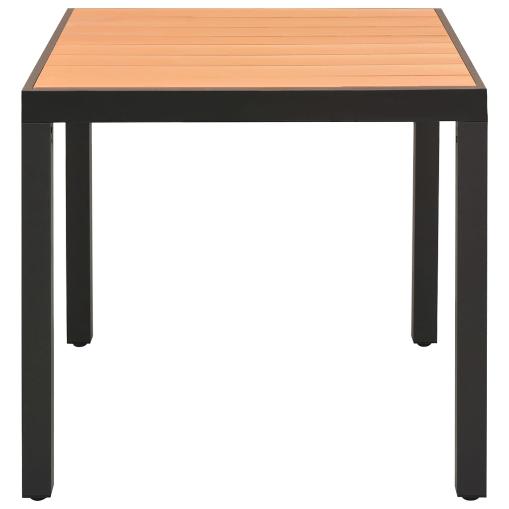 5-delige Tuinset zwart en bruin