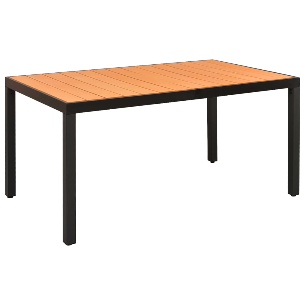 5-delige Tuinset zwart en bruin
